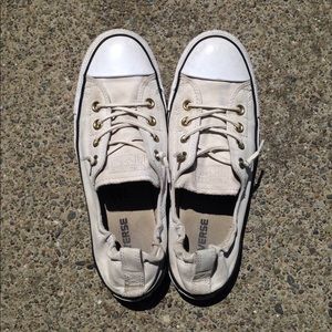 Off white converse shoreline shoes